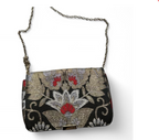 Ted Baker Opulant Oriental Jacquard Women’s Clutch Bag Black And Gold SKU 6831
