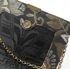 Ted Baker Opulant Oriental Jacquard Women’s Clutch Bag Black And Gold SKU 6831