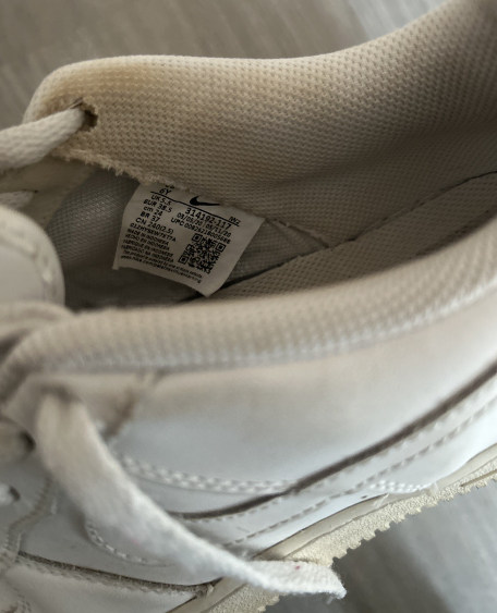 Sneaker vintage bianche da uomo Air Force 1 Low GS taglia 6 SKU 6738