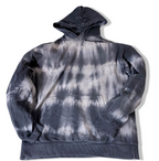 Vintage Zara Black Tie Dye Men's Hoodie, Bold & Cozy, Small | BLACK | SKU 3602
