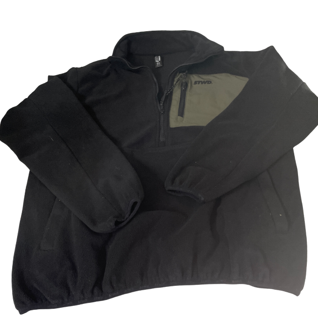 Vintage 1/4 zip mens zip fleece jacket  L30 W 23 SKU 6239