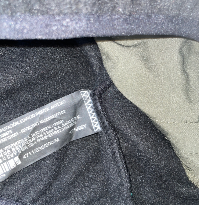Vintage 1/4 zip mens zip fleece jacket  L30 W 23 SKU 6239