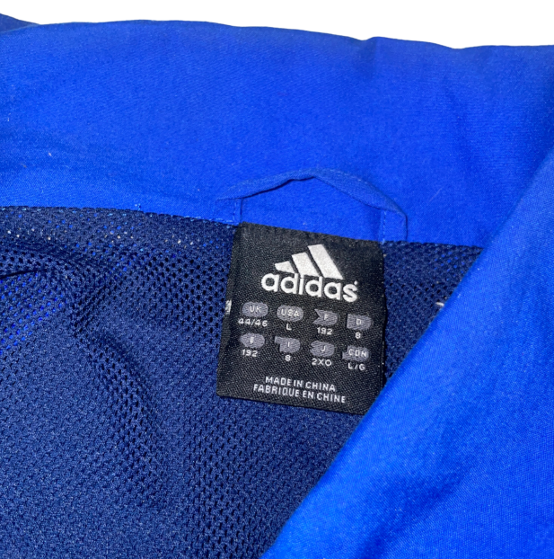 vintage adidas Blue 80s blue track jacket in Size Large L