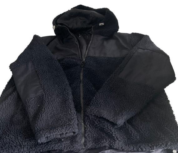 Faux Shearling Puffer Teddy Jacket