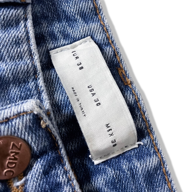 ZMDC Vintage Men's Blue Denim Jeans - USA 30, EU 38, SKU 3600