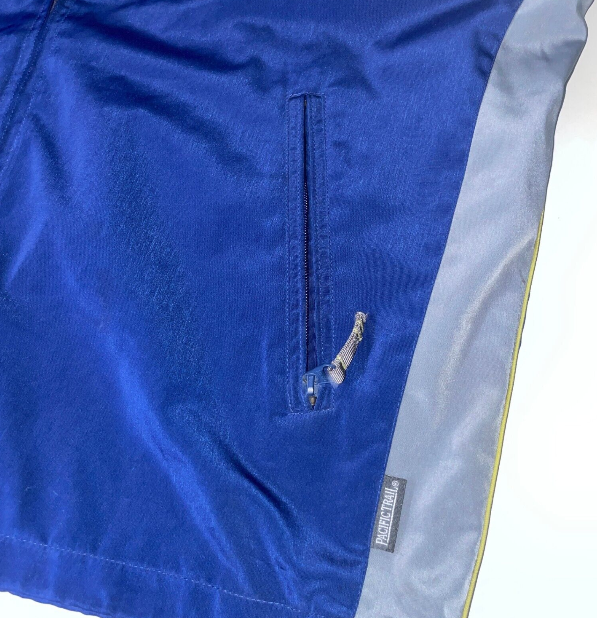 Vintage blue pacific rail mae in USA sport jacket in M|L29 W24|SKU 6147