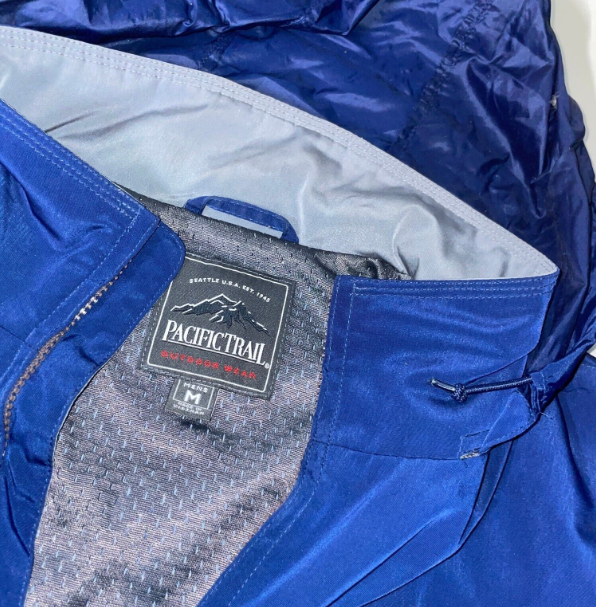 Vintage blue pacific rail mae in USA sport jacket in M|L29 W24|SKU 6147