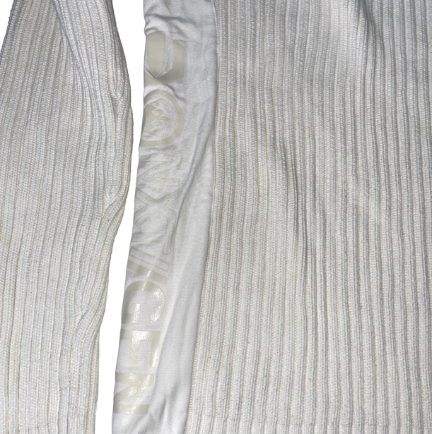 Crosshatch Ribbed knit jacket turtleneck, gilet zip vintage y2k Knit Track Top