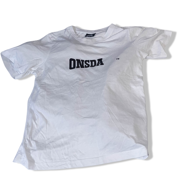 T-shirt media donna Lonsdale London bianca vintage | M | BIANCO | SKU 3583