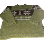 Female Mawari Vintage 70s embroidered Sandane Norway cardigan in M|L26 W12|SKU 6105