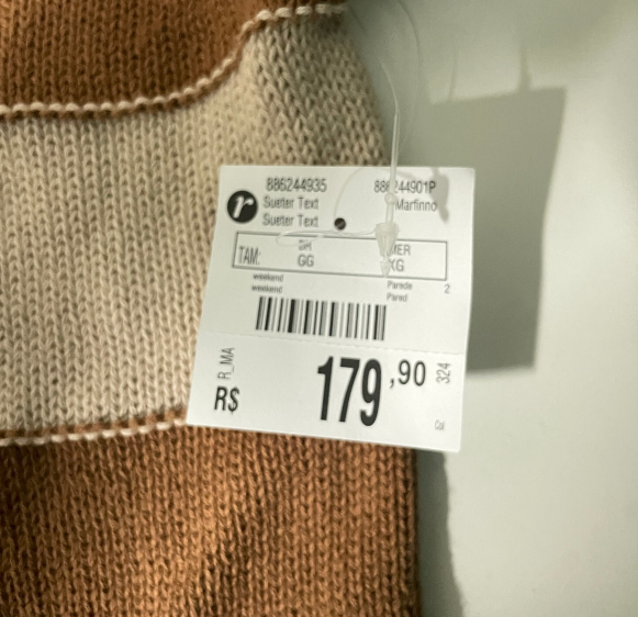 Vintage multi stripe Marfinno Crew neck sweatshirts in XL|L31 W25