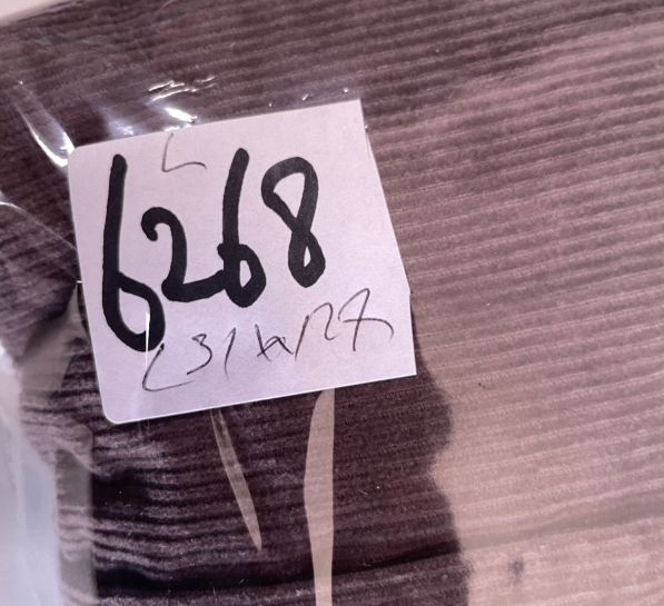 Lela Brandao  Co Vintage Colourblock Cord Shirt made in brasil