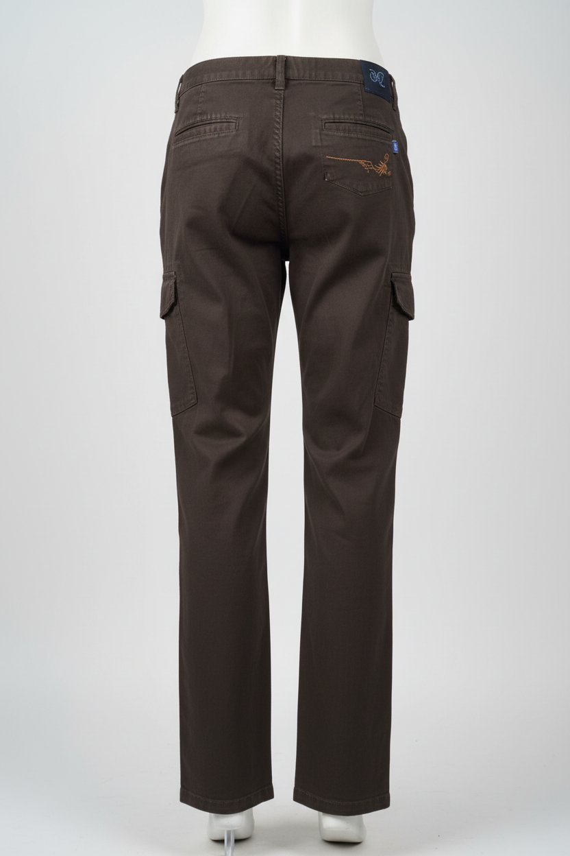Vintage brown trousers from the Filter collection for women in L|L28 W36|SKU 4439