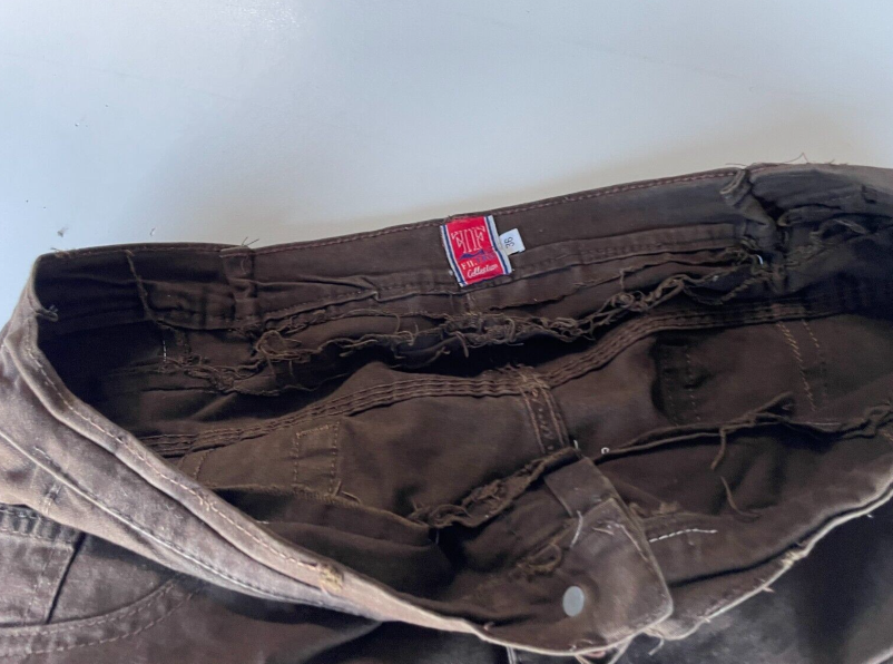 Vintage brown trousers from the Filter collection for women in L|L28 W36|SKU 4439