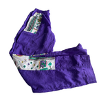 Vintage sport sweat 80s/ 90s purple track pant elastic waist pants