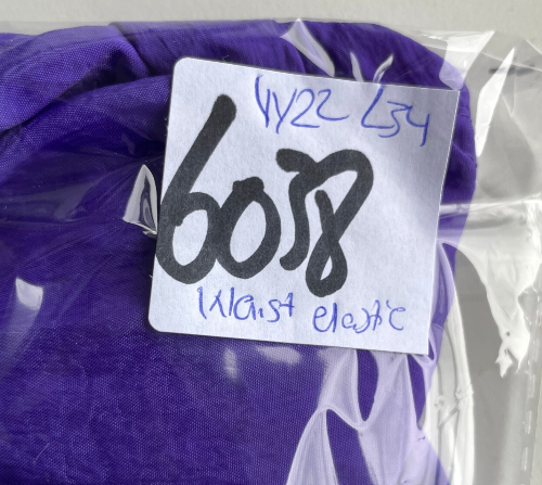 Vintage sport sweat 80s/ 90s purple track pant elastic waist pants