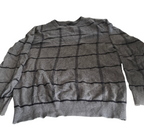 Men's Crew Neck Jumper Cotton Knitted Turtleneck Collar Pullover Sweater Winter Plaid Sweatshirts