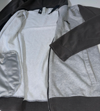 vintage grey adidas women's track jacket in L|L26 W18|SKU 6102
