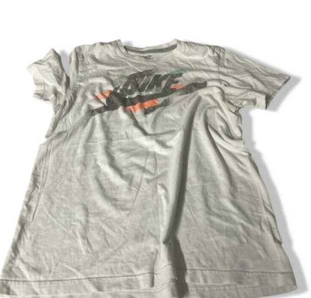 Nike Vintage Men's T-shirt - White Big Logo Print, Size L