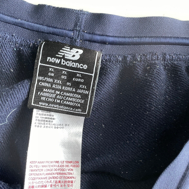 Vintage men's New balance navy blue jogger pants in XL|L34 W34|SKU 6074