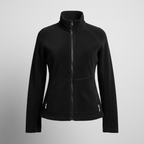 Wanabee Vintage black women's fleece jacket in size  XL L 29 W 20 SKU 6266