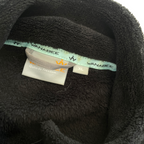 Wanabee Vintage black women's fleece jacket in size  XL L 29 W 20 SKU 6266