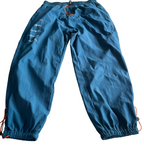 mens blue training joggers shell trackpant