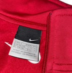 Vintage Nike Track Jacket Nike 90's Track Jacket Embroidered College Zip Up Colour: Red