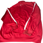 Vintage Nike Track Jacket Nike 90's Track Jacket Embroidered College Zip Up Colour: Red
