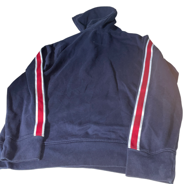 Vintage men Hollister navy hoodie in SKU 6188