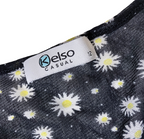 Women's Y2K Kelso Vintage Black Floral Print Sleeveless Midi Dress - Size S/M, SKU 3587