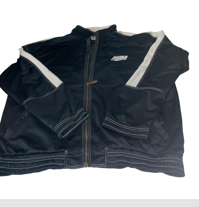 Vintage puma 90s track jacket in size L