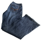 Vintage tommy hilfiger Premium original denim jeans Straight legs - Streetwear - Falcon Boot Cut - Stonewashed