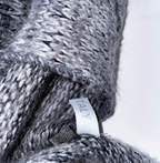 Jigsaw Women's Vintage Grey Slim-Fit Knitted Sweater - Size M/L, SKU 3631