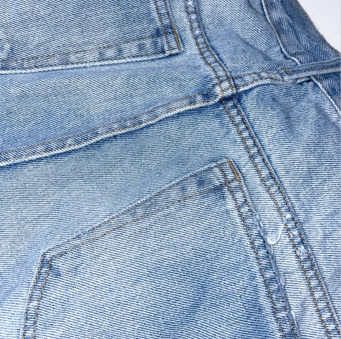 Zara Man Vintage Blue Denim Straight-Leg Jeans - USA 30, EU 38, SKU 3601