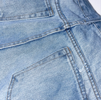 Zara Man Vintage Blue Denim Straight-Leg Jeans - USA 30, EU 38, SKU 3601
