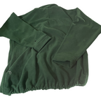 Vintage womens trojan fleece green medium jacket|  L 29 W 21 SKU 6217