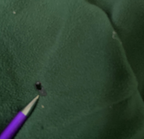 Vintage womens trojan fleece green medium jacket|  L 29 W 21 SKU 6217