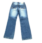Vintage female smith & jones blue stonewash straight leg polyester cotton jeans in M|SKU 6064