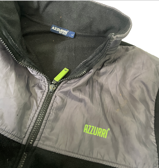 Vintage azzuri womens fleece jacket in size L