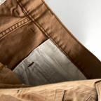 Men's brown trousers Slim Flat Front Pants for Men