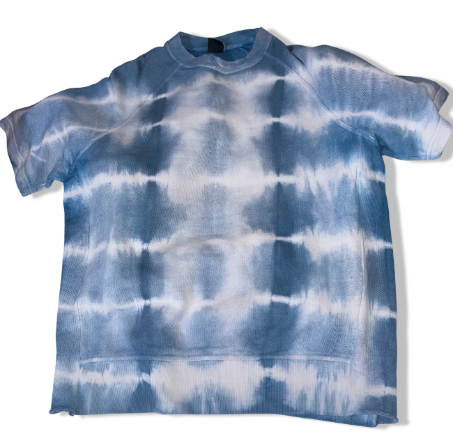 VINTAGE BERSHKA MULTI-COLOUR TYE DYE PRINT COLLARED SHIRT IN S|L30 W26|SKU 4835 (Copy)