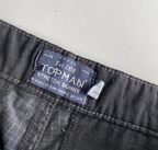 Grey plaid topman chinos trousers in W 28 L 28