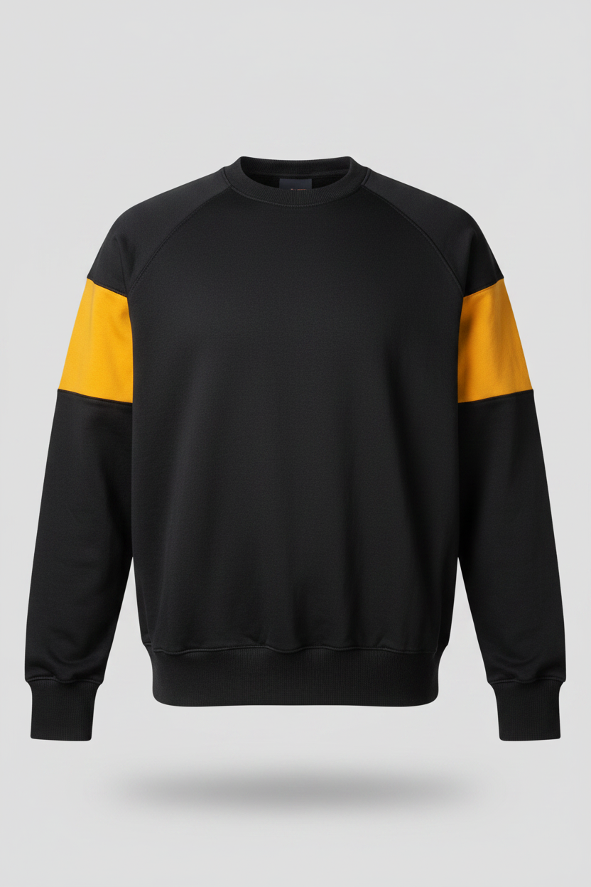 Vintage Mens universal california Labels black in XL sweatshirt|L30 W19|SKU 6110