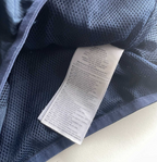 Vintage men Nike navy blue full zip high neck track jacket in L|SKU 5703