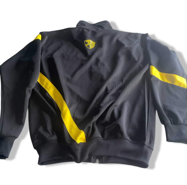 Vintage women black nike Barcelona FC Qatar Foundation training track jacket in M|L24 W16|SKU 5685