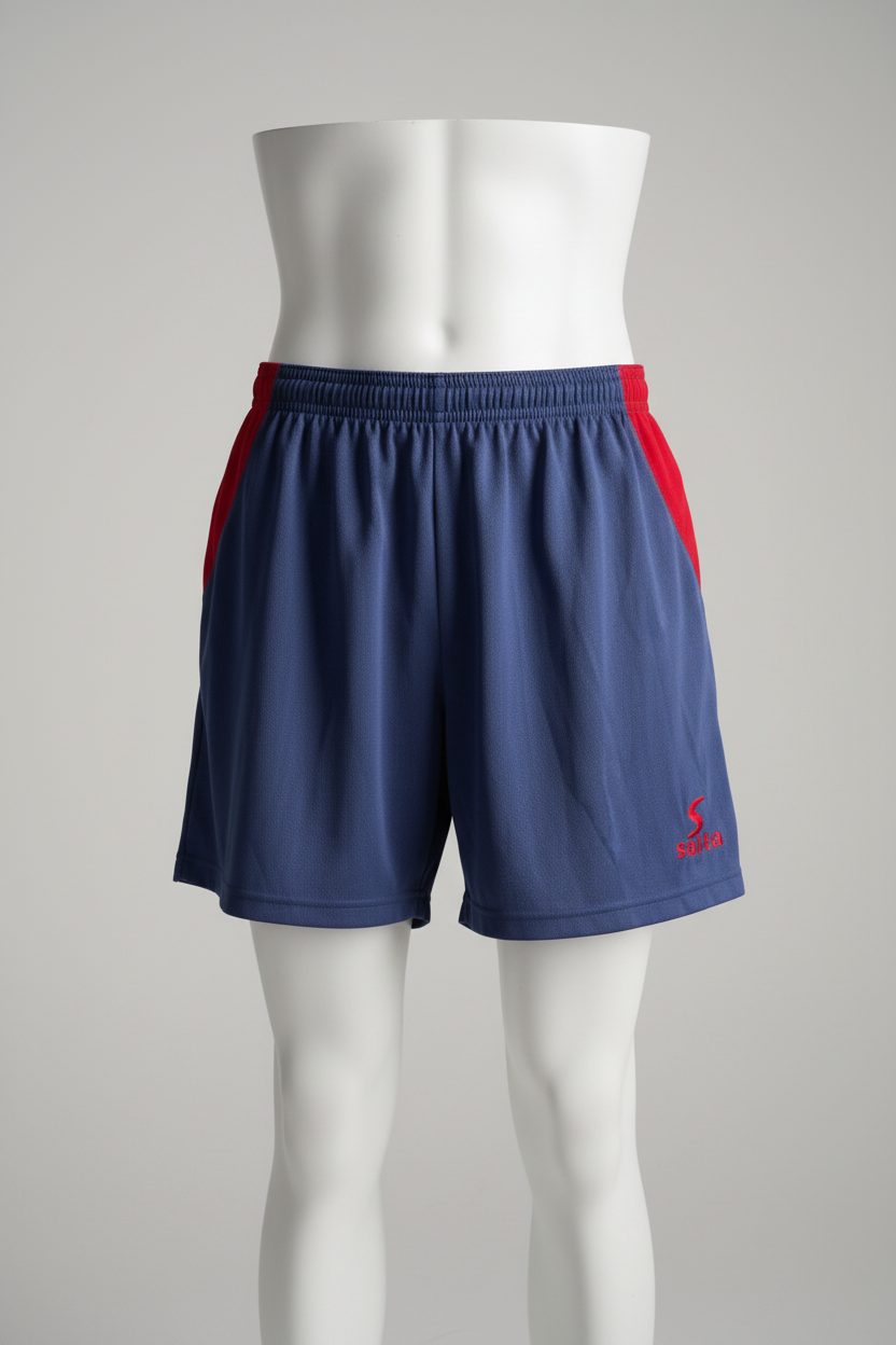 Vintage salta bermuda blue & red men's shorts in size S|L6 W26|SKU 6081