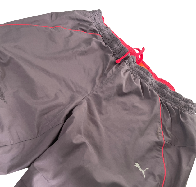 Puma tracksuit bottoms, Women’s Size M, Y2K 90's style, Shell brown trackies, Loose fitting trousers, Sports pants, Vintage activewear