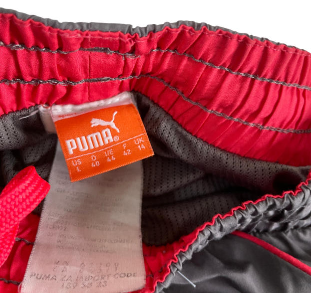 Puma tracksuit bottoms, Women’s Size M, Y2K 90's style, Shell brown trackies, Loose fitting trousers, Sports pants, Vintage activewear