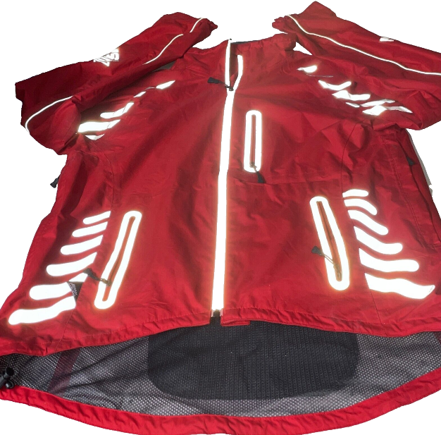 Vintage men red Altura Night Vision Evo Cycling Jackets in M|L32 W22|SKU 6125